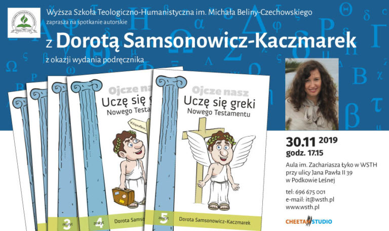 Spotkanie autorskie z Dorotą Samsonowicz-Kaczmarek – 30.11.2019r.